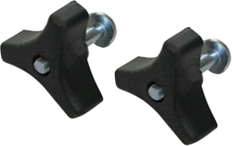 RUIFUU 2 Sets Lawn Mower Handle Bolts, Triangle Handle Knob Nut Screw Bolt for Most Lawn Machine, Lawn Mower Handle Hand Fixing Nut - Image 2